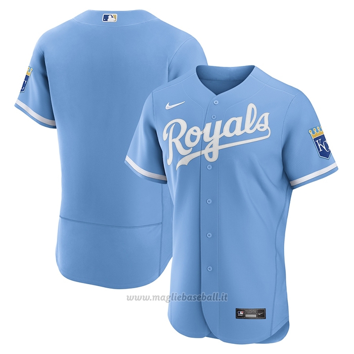 Maglia Baseball Uomo Kansas City Royals 2022 Alternato Autentico Blu